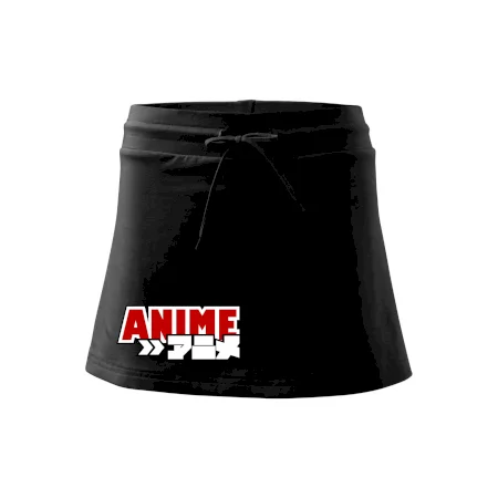 Anime nápis červený