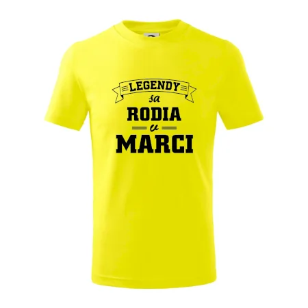 Legendy sa rodia v marci