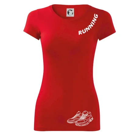 Running nápis šikmo