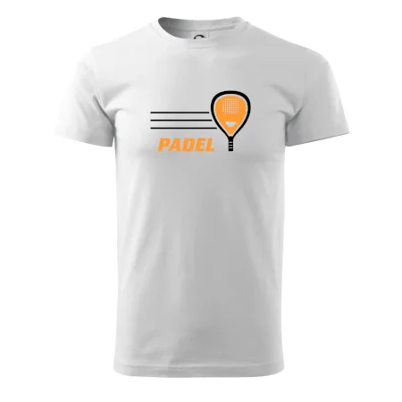 Padel - oranžová raketa