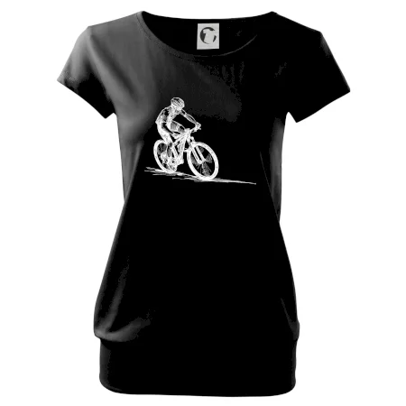 MTB kreslený cyklista