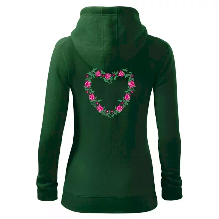 Červené tulipánové srdiečko (Pecka design)