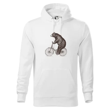 Medveď na bicykli