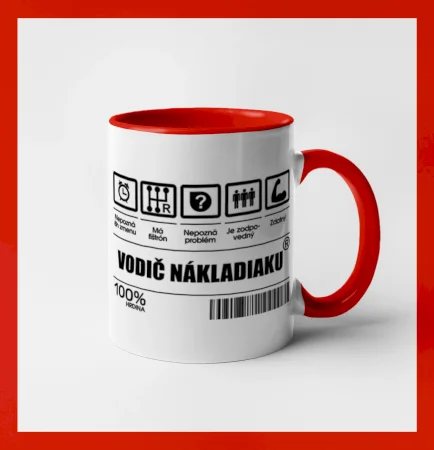 Čiarový kód - Vodič nákladiaku