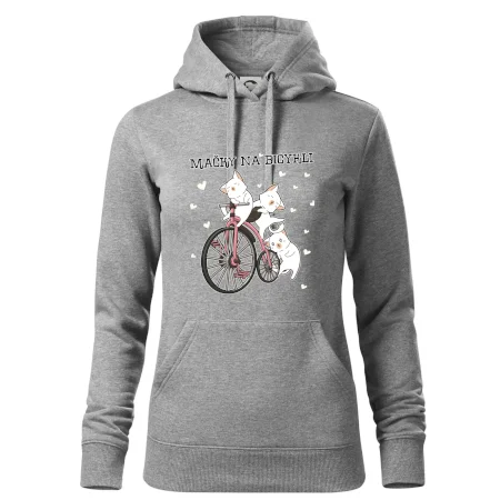 Mačky na bicykli