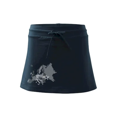 Mapa Európy - srdce v Ukrajine