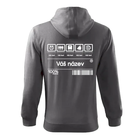 Čárový kód - Vlastní text