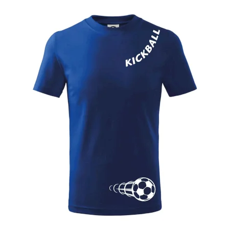 Kickball nápis šikmo