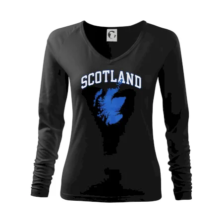 Scotland nápis s mapou