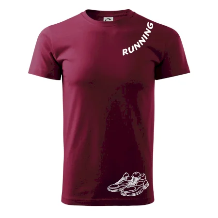 Running nápis šikmo