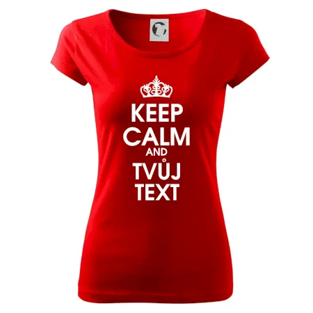 Keep calm - váš text