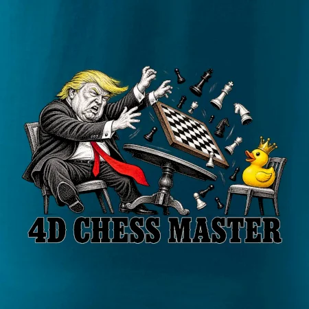 Donald Trump prohrává šachy s kachnou