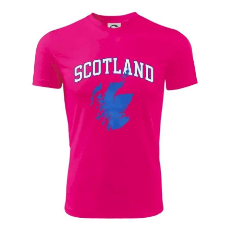 Scotland nápis s mapou