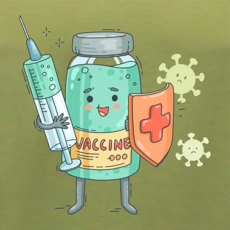 Cartoon vaccine