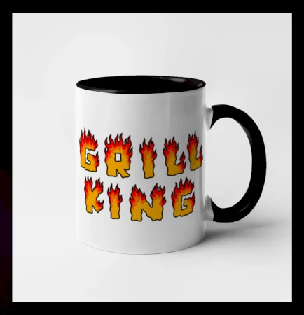 Grill King ohnivý nápis