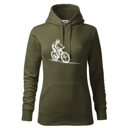 MTB kreslený cyklista