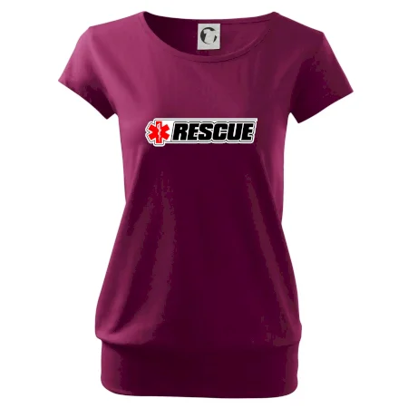 Záchranár rescue kríž červený