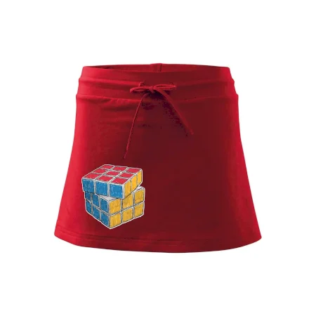 Rubikova kocka kreslená