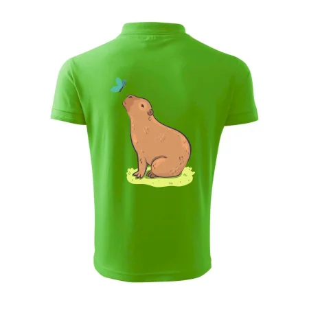 Kapybara a motýlik
