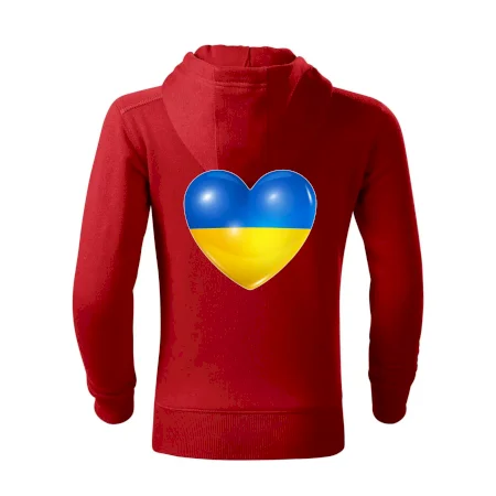 Ukrajina srdce vlajka