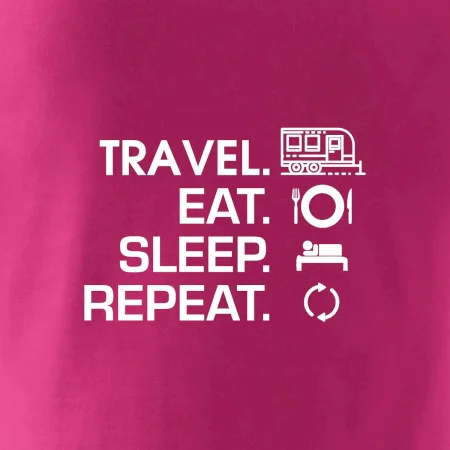 Eat sleep travel - Veľký príves