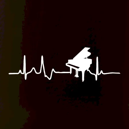 Piano ekg - krídlo