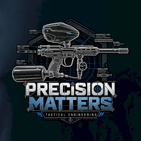 Technický nákres – presnosť je dôležitá paintball
