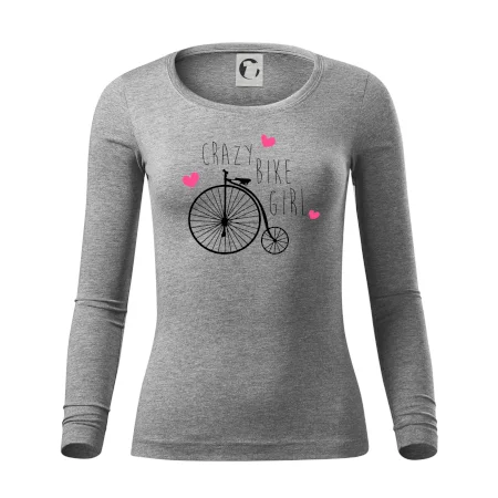 Crazy bike girl