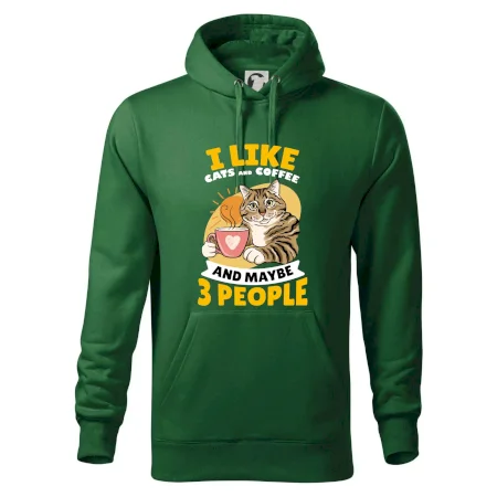 I like cats and coffee and maybe 3 people