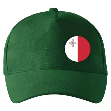 Vlajka Malta guľatá na prsník