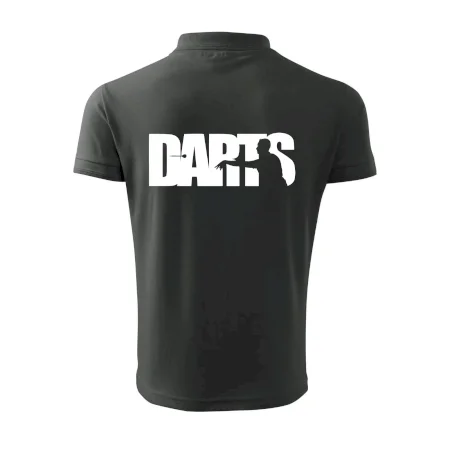 Darts - nápis so šípkarom