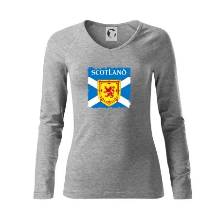 Škótska vlajka s erbom leva