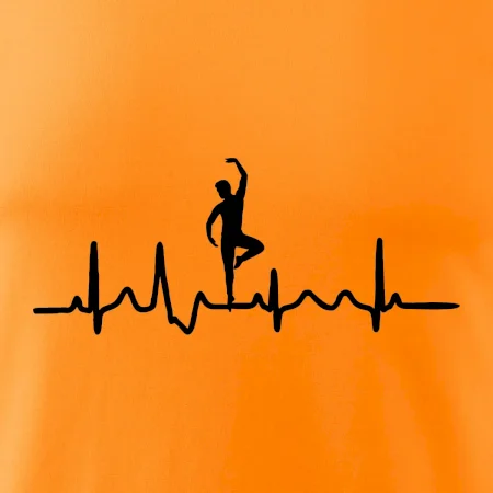 EKG tanečník muž