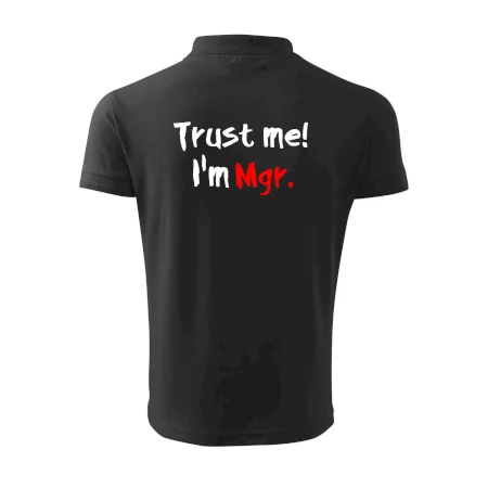 Trust me I´m  Mgr. / Ver mi som Magister.