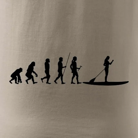 Evoluce paddleboard žena