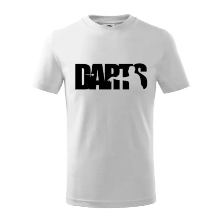 Darts - nápis so šípkarom