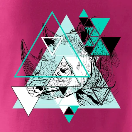 Biely nosorožec (Pecka design)