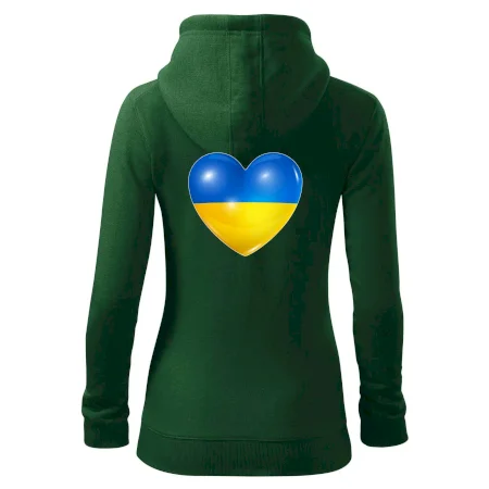 Ukrajina srdce vlajka