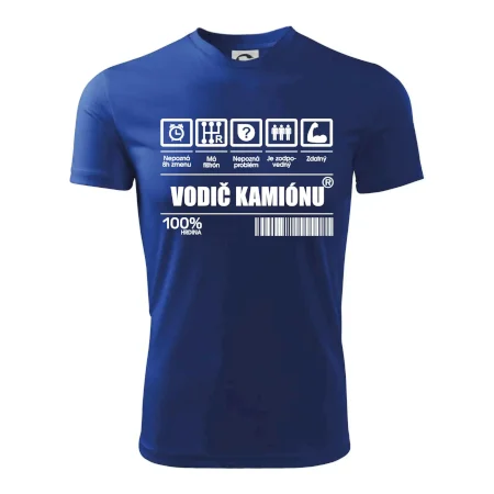 Čiarový kód - Vodič kamiónu