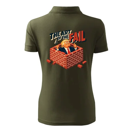 Donald Trump zazděný ve vlastní zdi