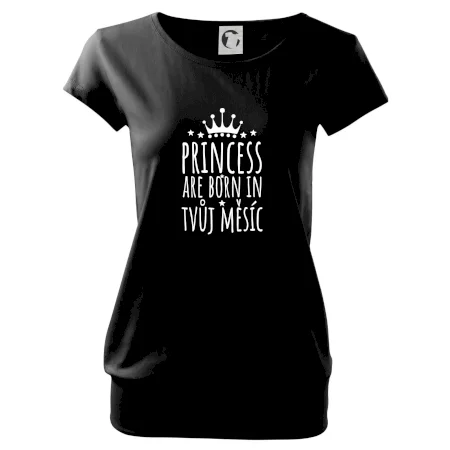 Princesses are born in (Vlastný nápis mesiac narodenia)