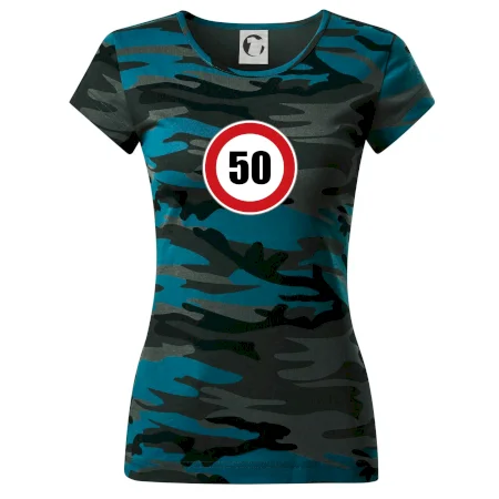 Dopravná značka - obmedzenie rýchlosti 50