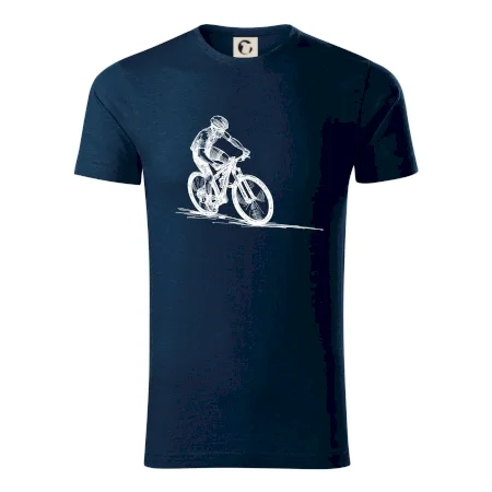 MTB kreslený cyklista