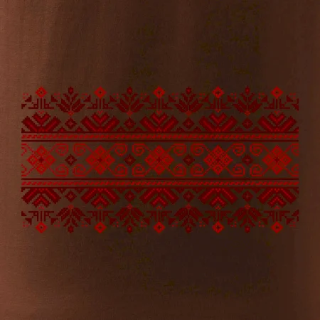Ukrajinský vzor - červený