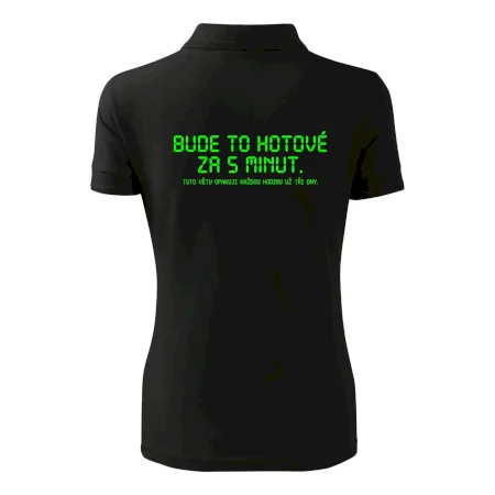 BUDE TO HOTOVÉ ZA 5 MINUT
