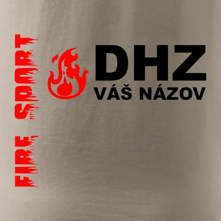 DHZ (oheň, firesport, názov sboru - vlastný nápis)
