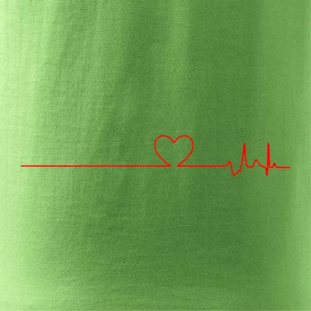 Poker EKG srdce červené