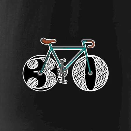 Narodeniny 30 rokov na bicykli