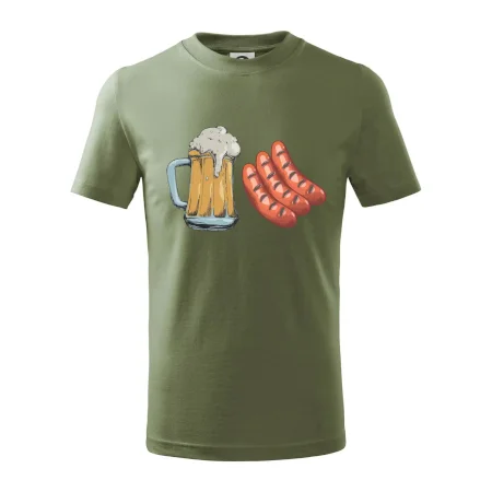 Pivo a klobása