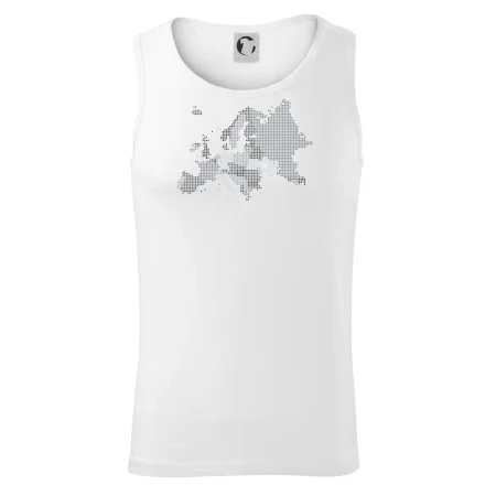 Mapa Európy - srdce v Ukrajine